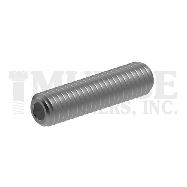 432O50F050SS 1/2-20 X 1/2 SOC SET SCREW OVAL PT STAINLESS